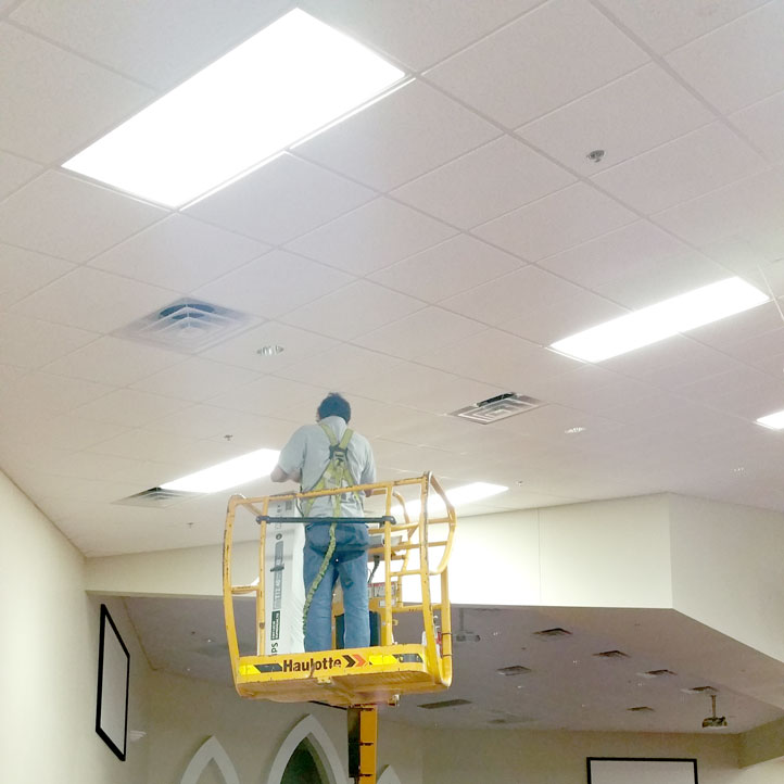 Church Building Light Maintenance